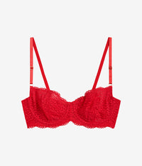 Untamed Demi Underwire Bra: Lipstick Red