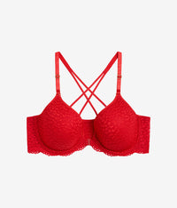 Untamed Front Close T-Shirt Bra: Lipstick Red
