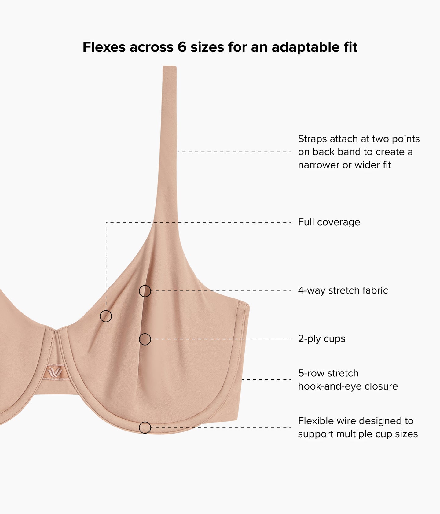 Ever Flexing™ Underwire Bra: Roebuck – Wacoal