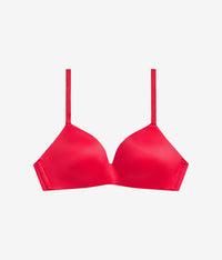 Future Foundation Wire Free T-Shirt Bra: Lipstick Red