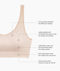Feeling Flexible Bralette: Rose Dust