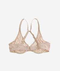 Halo Lace Underwire Bra: Sand