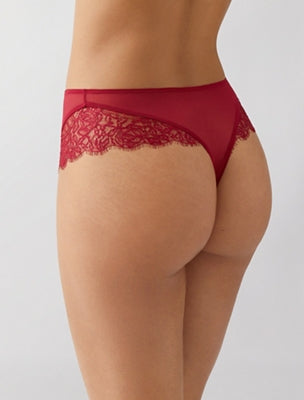 It's On Hi-Waist Thong: Biking Red